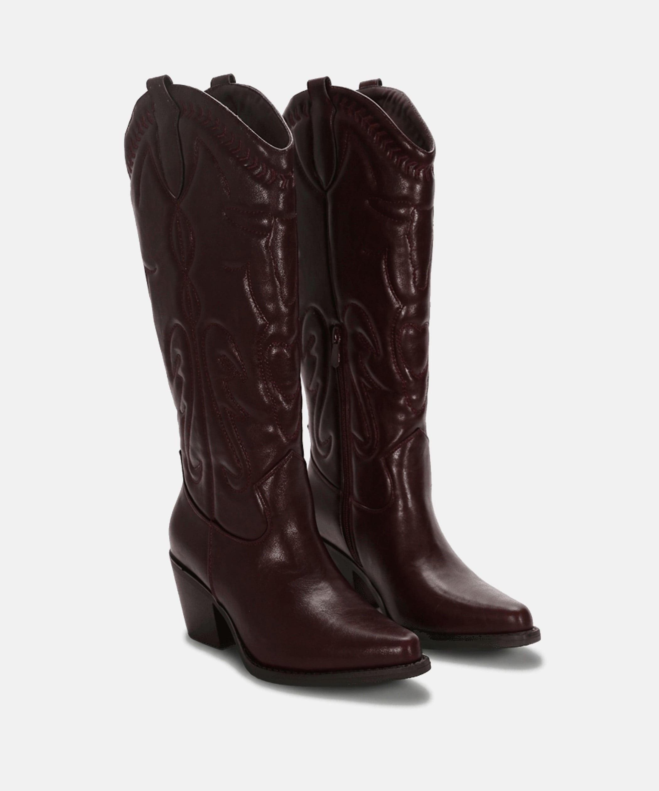 Bota salto cowboy bordado image number null